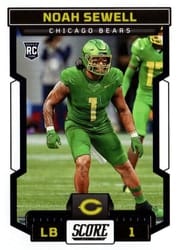 2023 Score Base Set Noah Sewell #396 card
