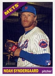 2015 Topps Heritage Base Set Noah Syndergaard #618 card