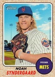 2017 Topps Heritage Base Set Noah Syndergaard #470 card