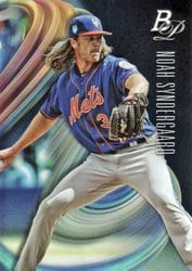 2018 Bowman Platinum Base Set Noah Syndergaard #75 card