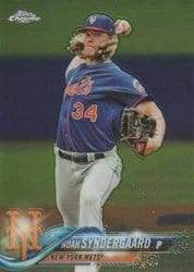 2018 Topps Chrome Base Set Noah Syndergaard #99 card