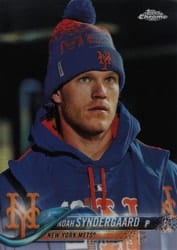 2018 Topps Chrome Base Set Noah Syndergaard #99b card