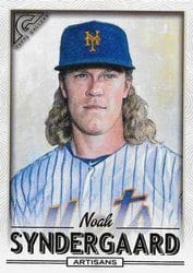 2018 Topps Gallery Base Set Noah Syndergaard #195 card