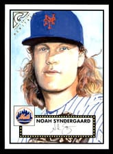 2018 Topps Gallery Heritage Noah Syndergaard #H-28 card