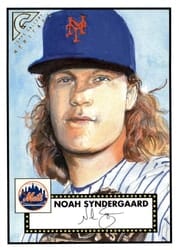 2018 Topps Gallery Heritage Noah Syndergaard #H-28 card