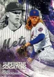 2018 Topps Superstar Sensations Noah Syndergaard #SSS-20 card