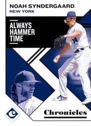 2019 Panini Chronicles Base Set Noah Syndergaard #20 card