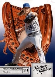 2019 Panini Leather & Lumber Base Set Noah Syndergaard #3 card