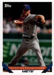 2019 Topps Archives Base Set Noah Syndergaard #293 card