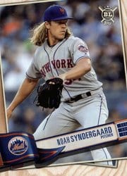 2019 Topps Big League Base Set Noah Syndergaard #342 card