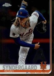 2019 Topps Chrome Base Set Noah Syndergaard #131 card