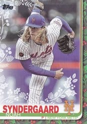 2019 Topps Holiday Base Set Noah Syndergaard #HW180 card