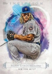 2019 Topps Inception Base Set Noah Syndergaard #43 card