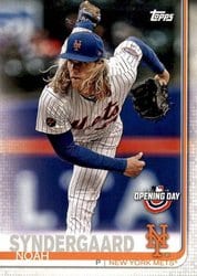 2019 Topps Opening Day Base Set Noah Syndergaard #126 card