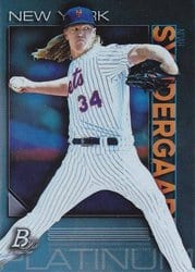 2020 Bowman Platinum Base Set Noah Syndergaard #84 card