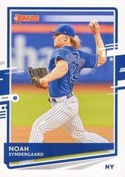 2020 Donruss Base Set Noah Syndergaard #173 card