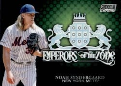 2020 Stadium Club Chrome Emperors of the Zone Noah Syndergaard #EOZ-20 card