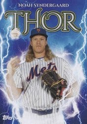 2020 Topps Archives Base Set Noah Syndergaard #309 card