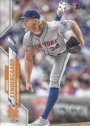 2020 Topps Base Set Noah Syndergaard #433 card