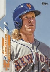 2020 Topps Base Set Noah Syndergaard #433b card