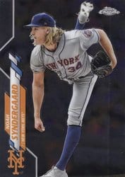 2020 Topps Chrome Base Set Noah Syndergaard #58 card