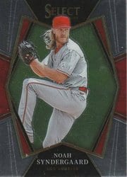 2022 Panini Select Base Set Noah Syndergaard #170 card