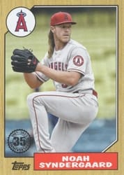 2022 Topps 1987 Topps Baseball (Series 2) Noah Syndergaard #87TB-26 card