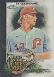 2022 Topps Allen & Ginter Chrome Base Set Noah Syndergaard #237 card