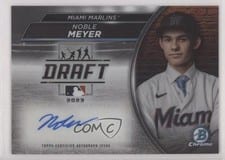 2023 Bowman Draft Draft Night Autographs Noble Meyer #BDNA-NM card