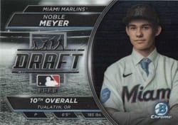 2023 Bowman Draft Draft Night Noble Meyer #BDN-3 card