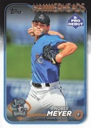 2024 Topps Pro Debut Base Set Noble Meyer #PD-17 card