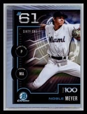 2025 Bowman Bowman Scouts Top 100 Noble Meyer #BTP-61 card