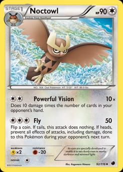 Plasma Freeze Noctowl #92 card