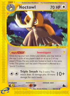 Skyridge Noctowl #40 card