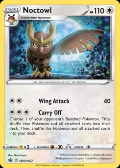 SWSH Black Star Promos Noctowl #SWSH027 card
