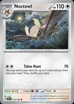 Temporal Forces Noctowl #127 card