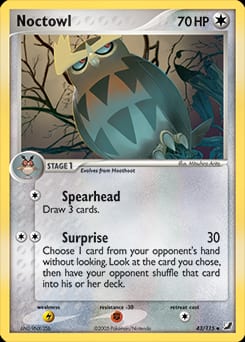 Unseen Forces Noctowl #43 card