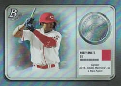 2022 Bowman Platinum Minted in Merit Noelvi Marte #MM-4 card