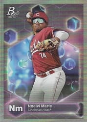 2022 Bowman Platinum Precious Elements Noelvi Marte #PE-3 card