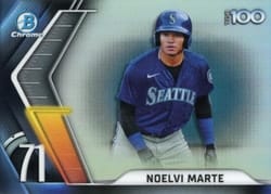 2022 Bowman Scouts' Top 100 Noelvi Marte #BTP-71 card