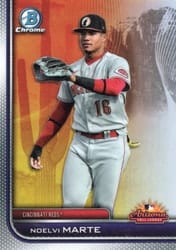 2023 Bowman Chrome 2022 AFL Fall Stars Noelvi Marte #AFLS-9 card