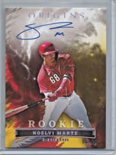 2023 Panini Chronicles Origins Rookie Signatures Noelvi Marte #OPS-NM card