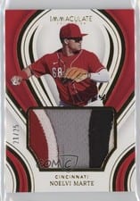 2023 Panini Immaculate Collection Prime Rookies Materials Noelvi Marte #PPM-NM card