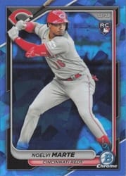 2024 Bowman Chrome Sapphire Edition Base Set Noelvi Marte #4 card