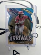 2024 Finest Arrivals Noelvi Marte #A-10 card