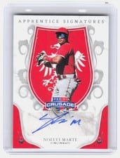 2024 Panini Crusade Apprentice Signatures Noelvi Marte #AS-NMT card