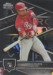 2024 Topps Chrome Black Base Set Noelvi Marte #94 card