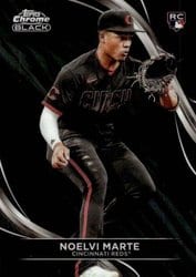 2024 Topps Chrome Black Base Set Noelvi Marte #94 card