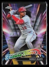 2024 Topps Chrome Logofractor Edition Future Stars Noelvi Marte #FSLE-3 card