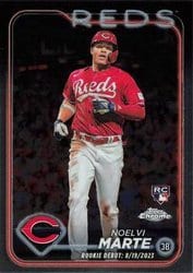 2024 Topps Chrome Update Base Set Noelvi Marte #USC91 card